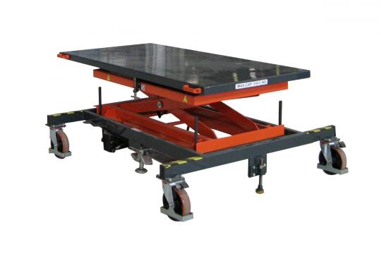 Table mobile pour ligne de production